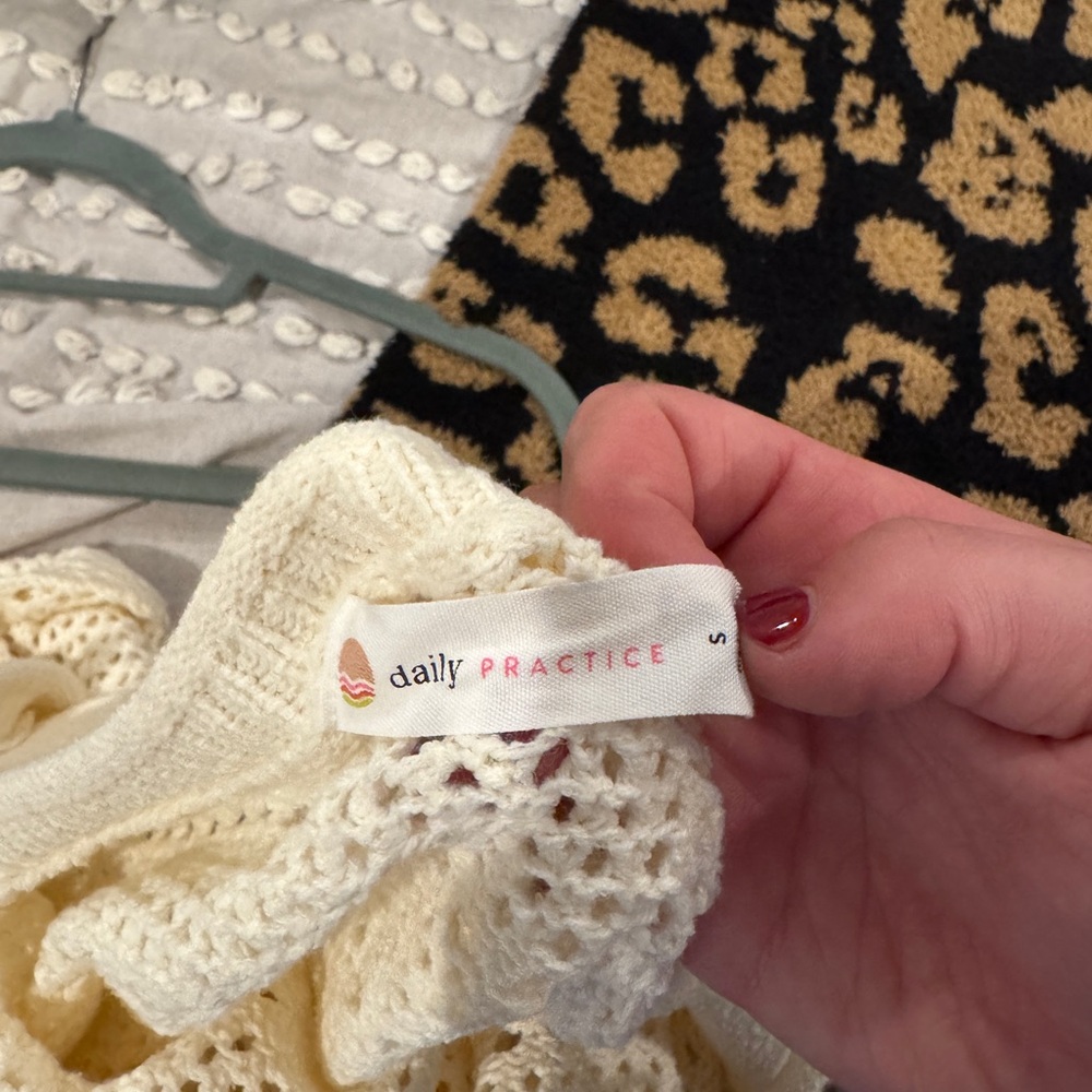 Daily Practice by Anthropologie Crochet Pullover Sweater - Picture 9 of 10